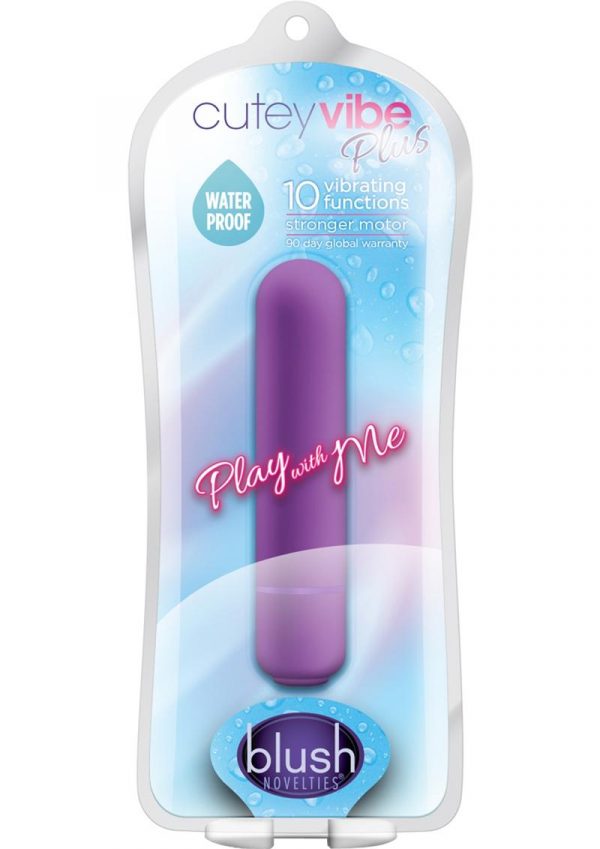 Play With Me Cutey Vibe Plus Bullet Waterproof Purple 3.5 Inch