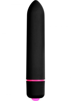 Minx Blossom Bullet Vibrator 10 Modes Waterproof Black 3.7 Inch