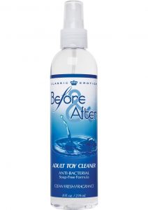 Before And After Adult Toy Cleaner Spray 8 Ounce