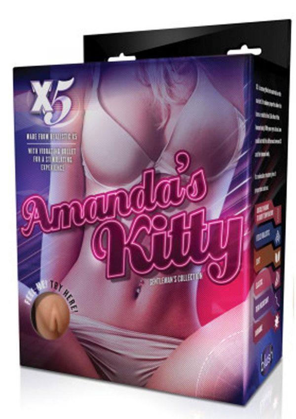 X5 Men Amanda`s Kitty Realistic Vagina With Bullet Beige