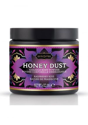 Honey Dust Kissable Body Powder Raspberry Kiss 6 Ounce
