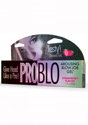 ProBlo Arousing Blow-Job Gel Strawberry Flavor 1 Ounce Tube