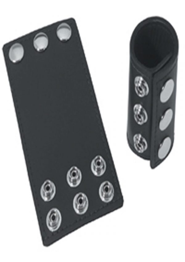 Ball Stretcher With Snaps 3 Inch Black