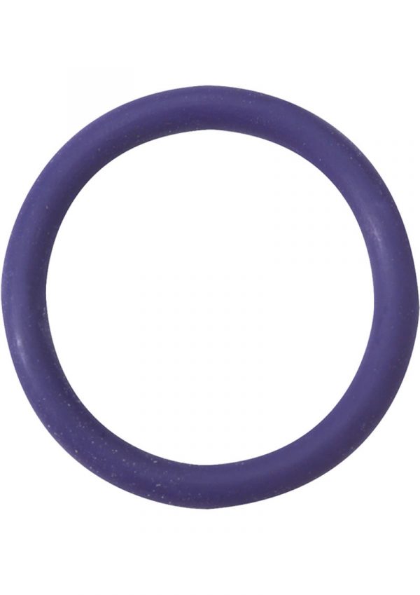 Rubber Cock Ring 1.5 Inch Purple