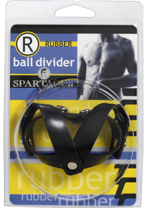 Rubberline V Style Ball Divider Black