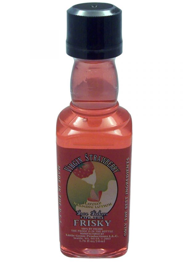 Love Lickers Warming Lotion Virgin Strawberry 1.76 Ounce