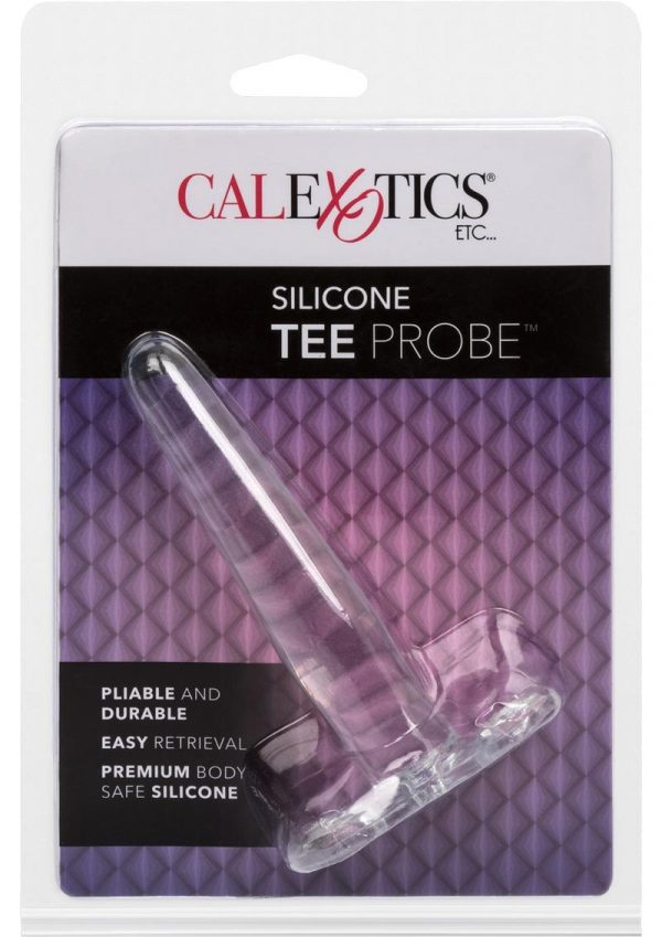 SILICONE TEE PROBE 4.5 INCH CLEAR