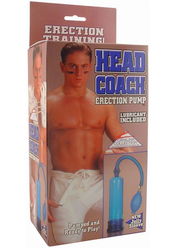 HEAD COACH ERECTION PUMP 7.5 INCH BLUE
