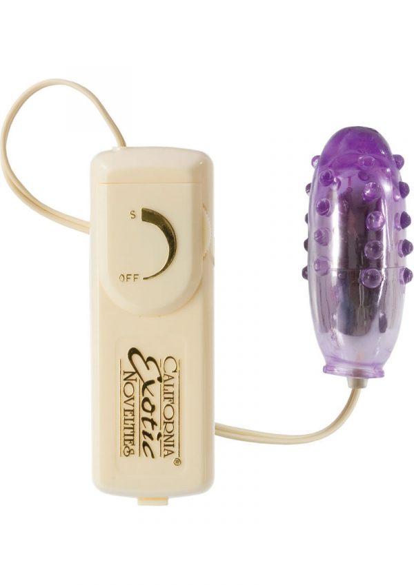 Pleasure Orb Vibrating Egg With Removable Soft Sleeve Multispeed Remote 2.75 Inch Purple