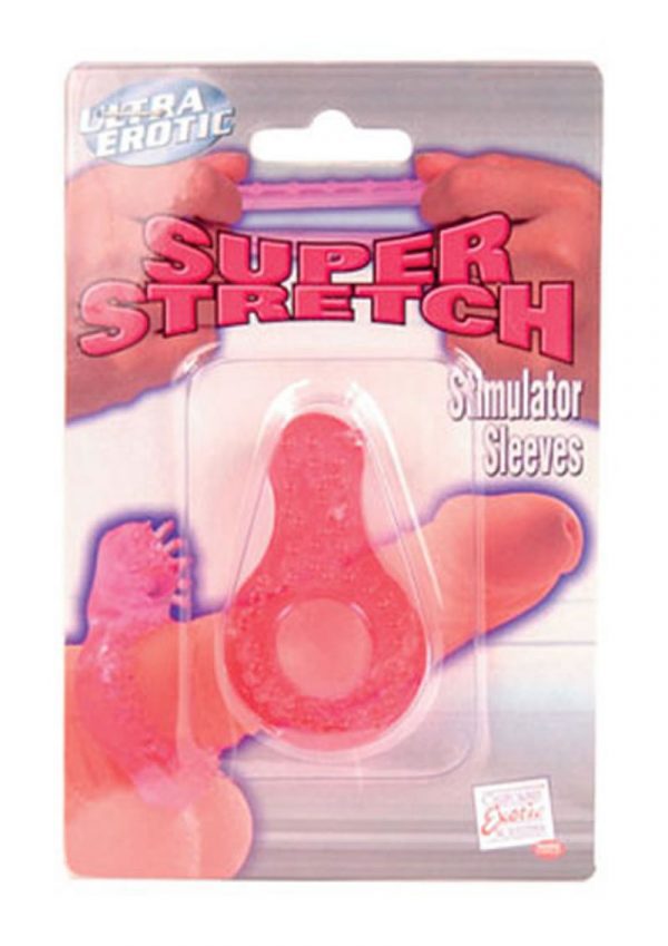 Super Stretch Stimulator Sleeves Noduled Pink