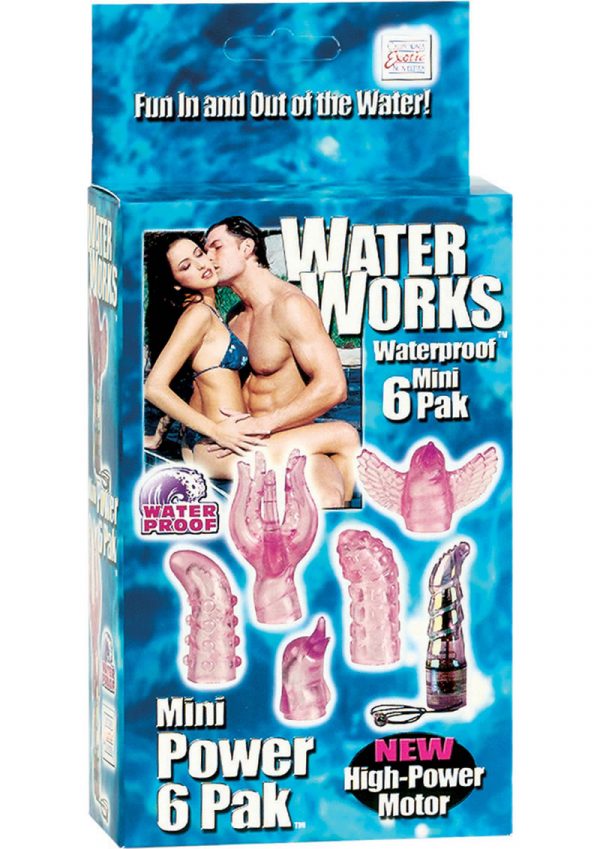 Waterworks 6 Pack Mini Power Pack Waterproof Purple