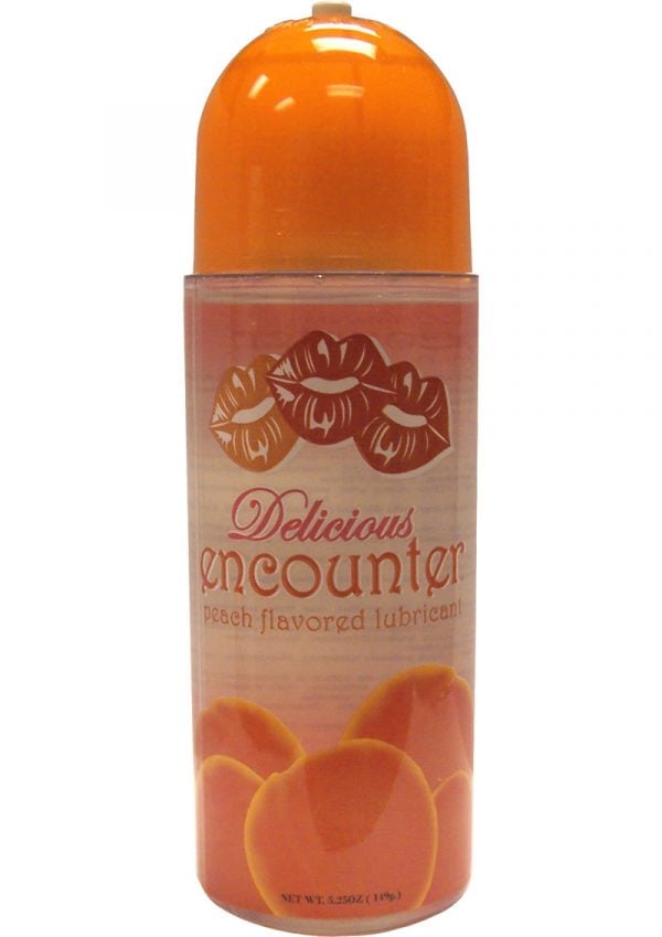 Delicious Encounter Flavored Water Based Lubricant 5.25 Ounce Peach