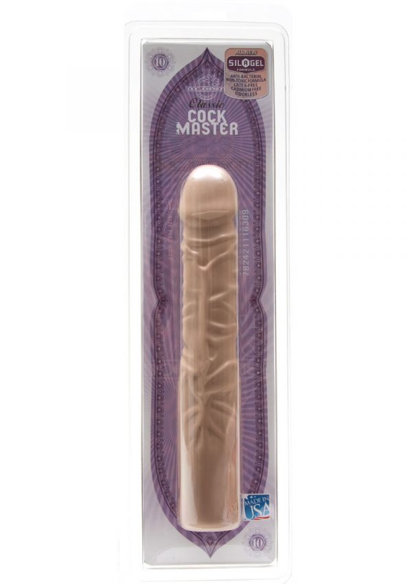 Classic Cock Master Sil A Gel Penis Extension 10 Inch Flesh