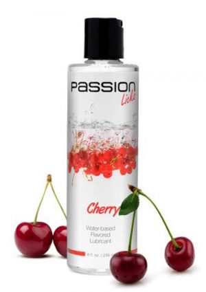 Passion Licks Water-based Flavored Lubricant Cherry 8 Ounce