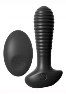 Anal Fantasy Elite Silicone Wireless Remote Control Anal Teaser Waterproof Plug Black  4.7 Inch