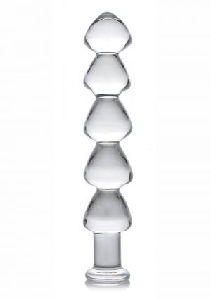 Master Series Drops Anal Links Glass Dildo 11 Inches