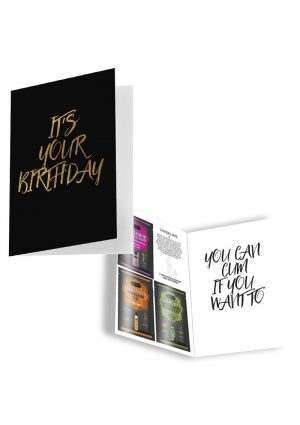 Naughty Notes Greeting Card Its Your Birthday With Lubricants