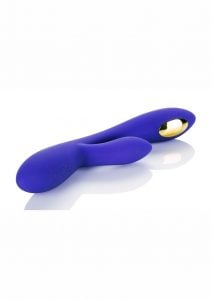 Impulse Intimate E-Stimulator Dual Wand Silicone Rechargeable Waterproof Purple