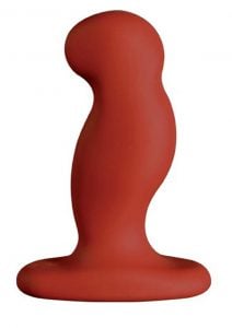 G-Play Small Unisex Vibrator Silicone Rechargeable Waterproof Red