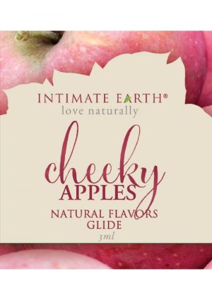Intimate Earth Natural Flavors Glide Cheeky Apples 3ml