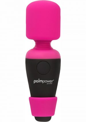 Palmpower Pocket Massager Silicone USB Rechargeable Water Resistant Pink 3.5 Inches