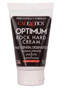 Optimum Rock Hard Desensitizing Cream Bulk Tube 2 Ounces