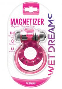 Magnetized Cockring Intense Stimulation Water Resistant Pink