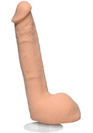 Signature Cock Small Hands Ultraskyn Dual Density Silicone Non Vibrating 9 Inch Dildo Flesh