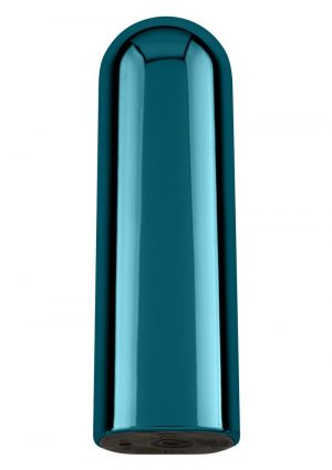Glam Multi Function Bullet Waterproof USB Rechargeable Blue