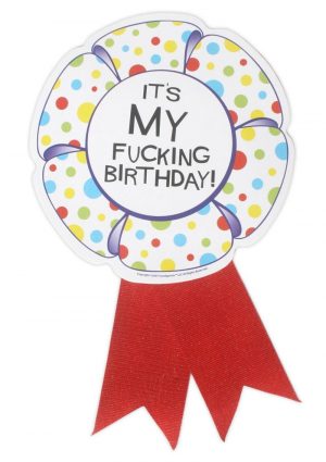 Candy Prints X-Rated Birthday Ribbon