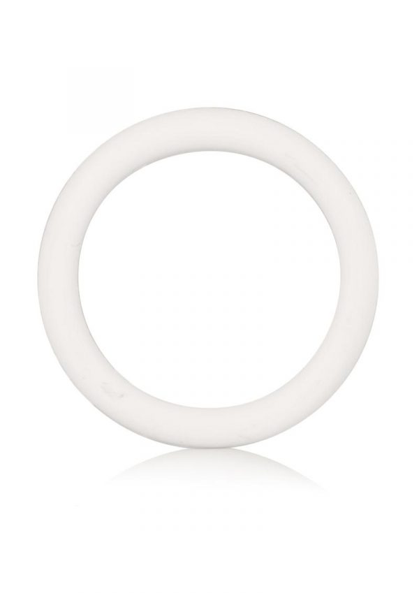 Rubber Cock Ring Medium 1.5 Inch Diameter White