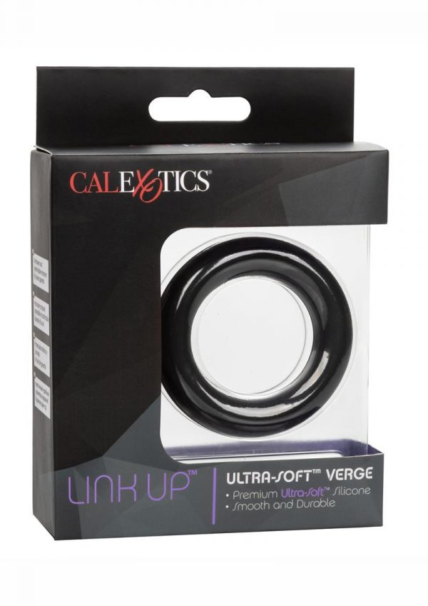 Link Up Ultra-Soft Verge Cock Ring - Black