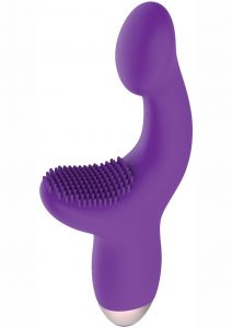 Adam andamp; Eve Eve`s Rechargeable Silicone G-Spot Pleaserl Vibrator - Blue