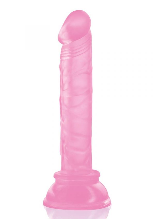 The 9`s - Diclets Jelly Dildo 8in - Pink