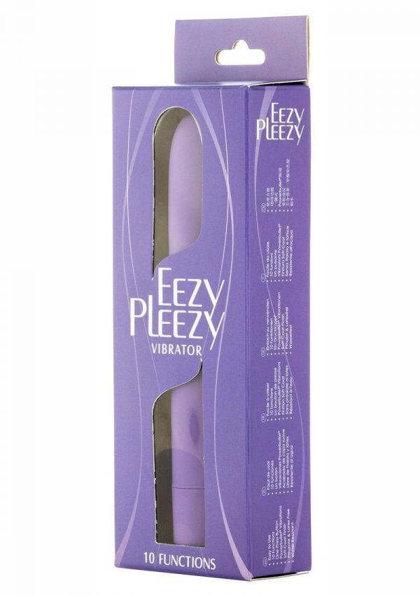 Simple andamp; True Eezy Pleezy Silicone Bullet Vibrator - Purple