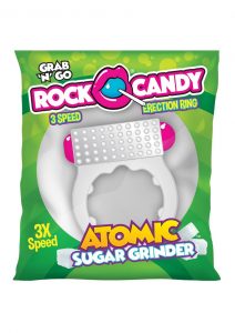 Rock Candy Atomic Sugar Grinder Vibrating Cock Ring - White