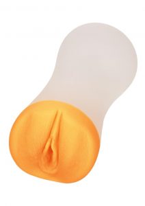 The Gripper Deep Pussy Grip Masturbator - Pussy - Orange