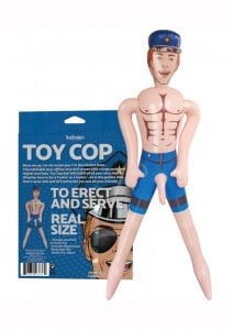 Toy Cop Blow-Up Doll 5.5ft - Vanilla