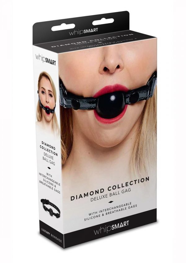 Whipsmart Deluxe Ball Gag - Black