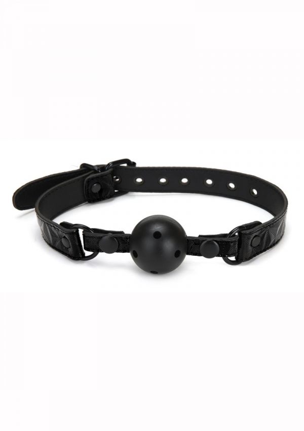 Whipsmart Deluxe Ball Gag - Black