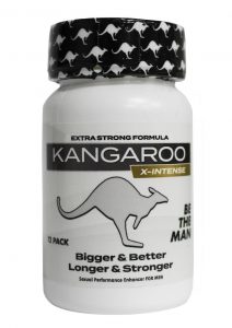 Kangaroo Extra Strong For Him Sexual Enhancement White (12 Count)