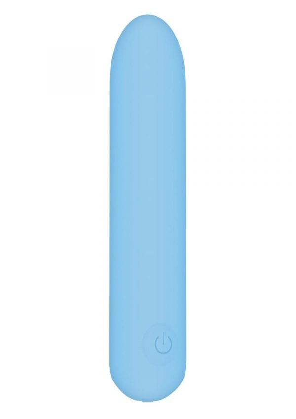 Adam andamp; Eve Eve`s Silky Sensations Silicone Rechargeable Bullet - Blue