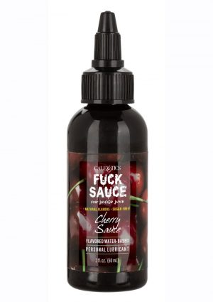 Fuck Sauce Flavored Water Based Personal Lubricant Cherry 2oz