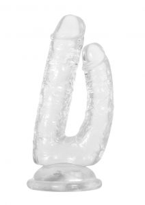Gender X Dualistic Double-Shafted Dildo 9in - Clear