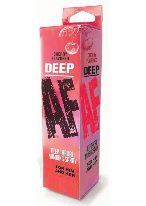 Deep AF Numbing Throat Spray - Cherry