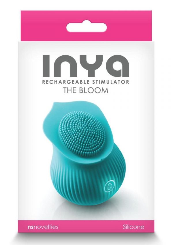 Inya The Bloom Rechargeable Silicone Clitoral Stimulator - Teal