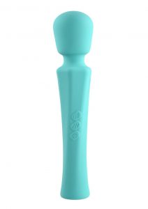 Rock Candy Sweetentsity Rechargeable Silicone Vibrating Wand - Blue