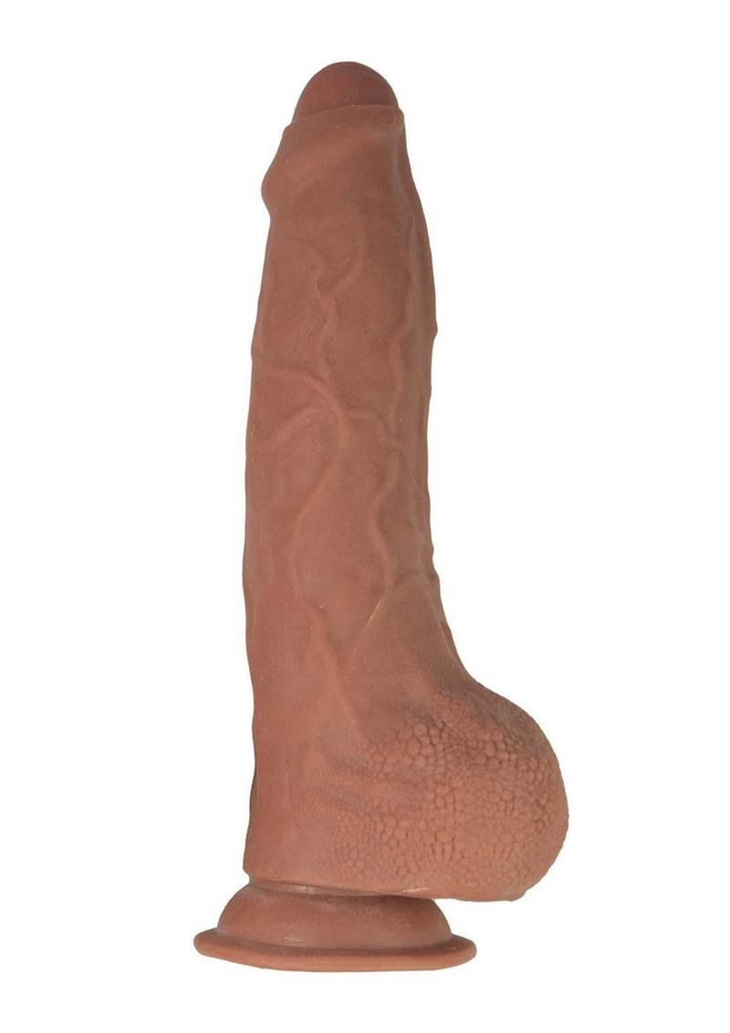 Realcocks Dual Layered Uncut Slider with Tight Balls 9.5in - Caramel