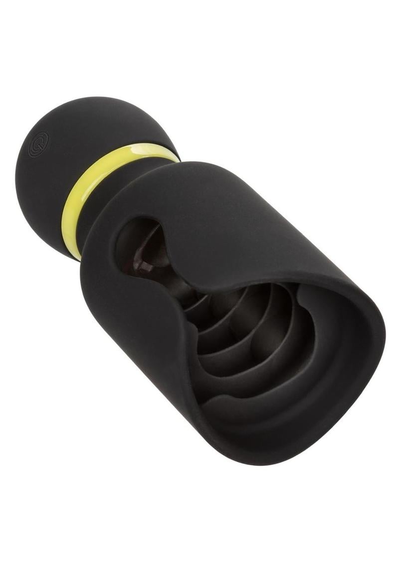 Boundless Grip Rechargeable Silicone Stroker - Black