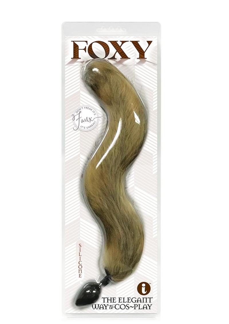 Foxy Silicone Fox Tail Butt Plug - Gold